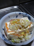 冷やし中華のたれを使って5